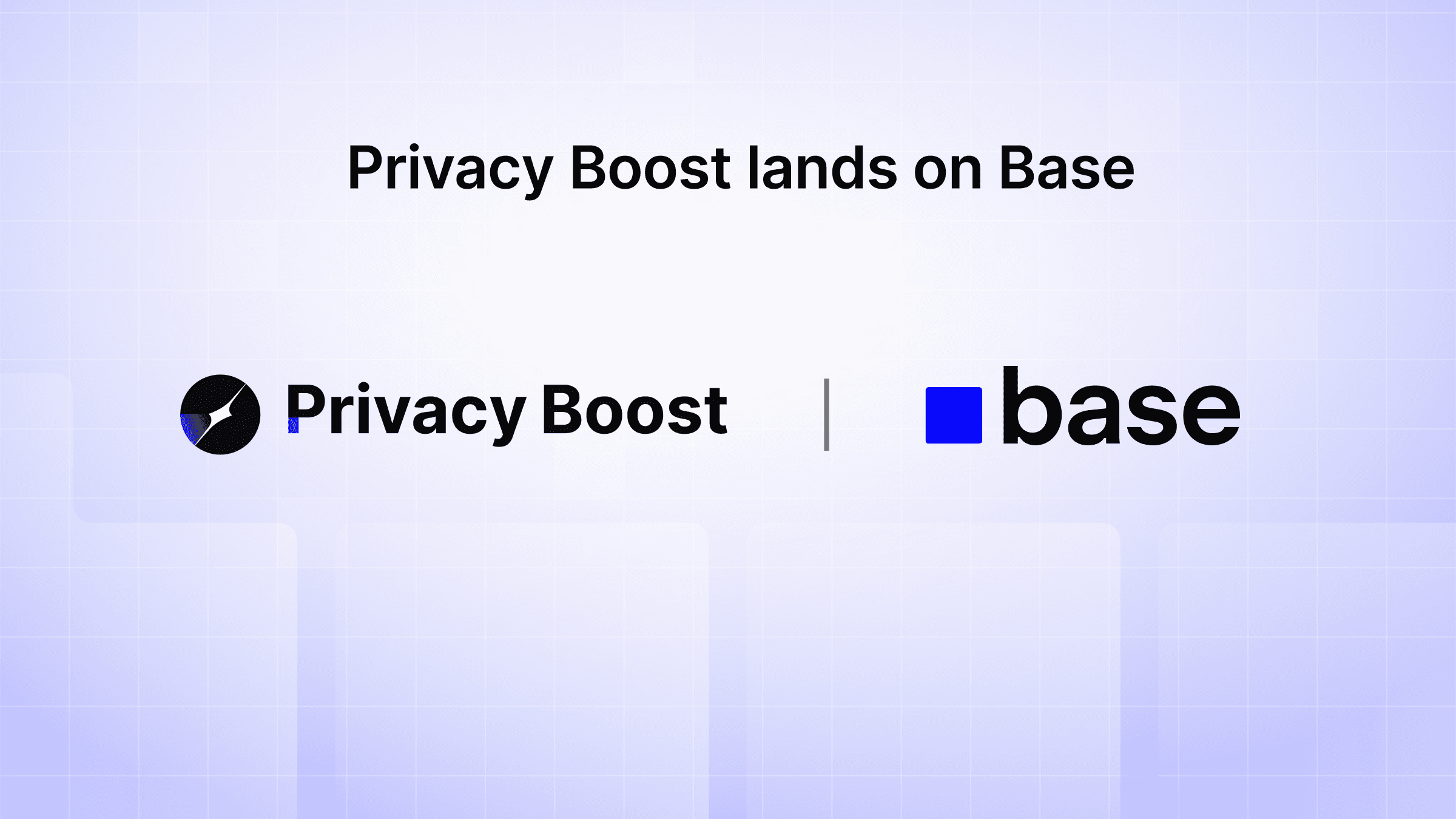 Privacy Boost is Now Live on Base